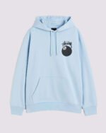 Stussy 8 Ball Hoodie Light Blue