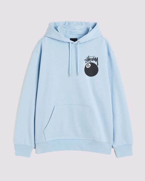 Stussy 8 Ball Hoodie Light Blue