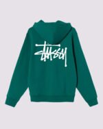 Stussy Basic Hoodie Dark Green