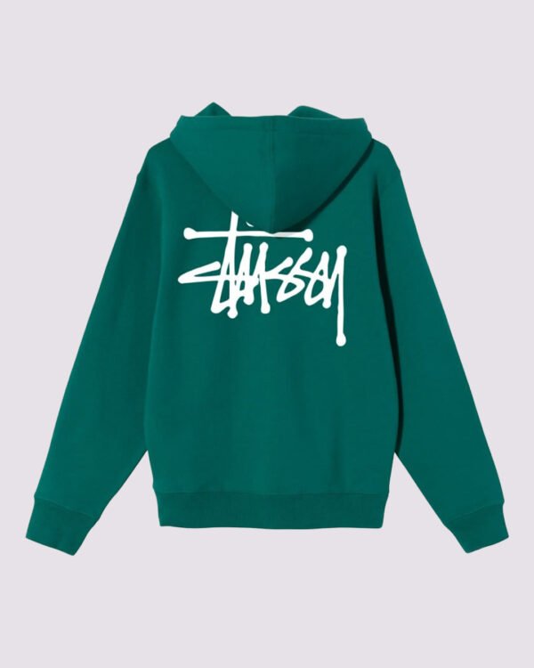 Stussy Basic Hoodie Dark Green