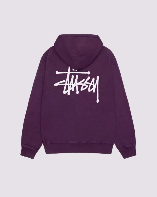Stussy Basic Hoodie Purple