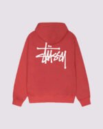 Stussy Basic Hoodie Red