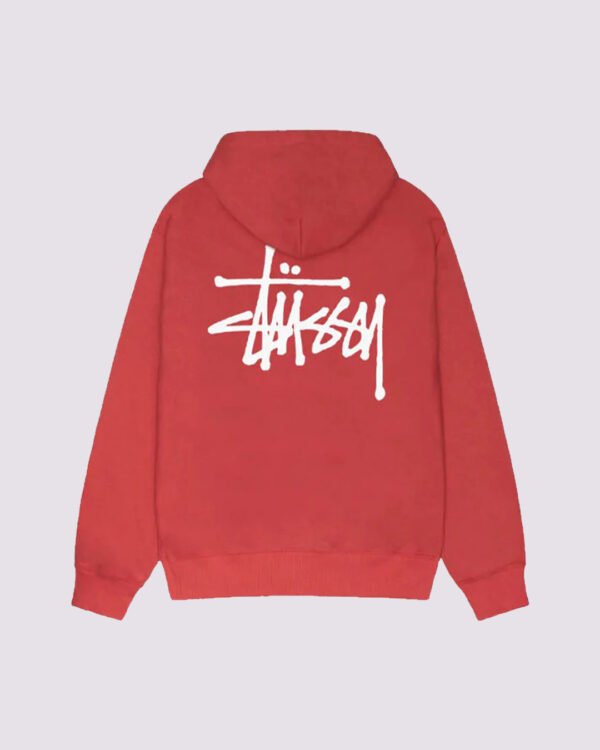 Stussy Basic Hoodie Red