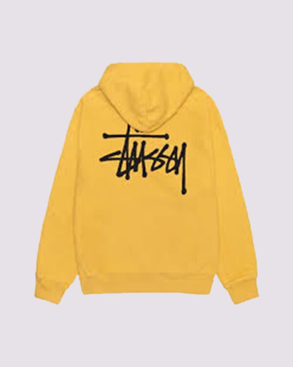 Stussy Basic Hoodie Yellow