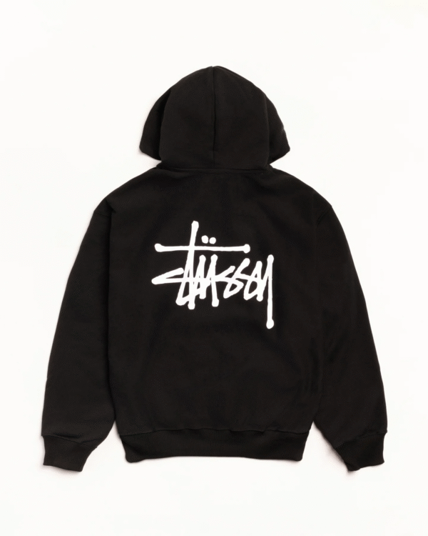 Stussy Basic Zip-Up Hoodie Back