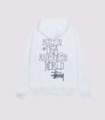 Stussy Built In USA Hoodie Ash Heather