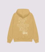 Stussy Built In USA Hoodie Curry