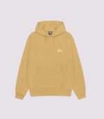 Stussy Built In USA Hoodie Curry Front