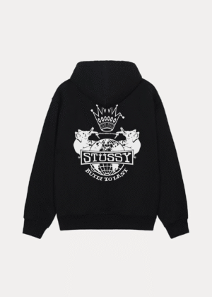 Stussy Built To Last Zip Hoodie Back