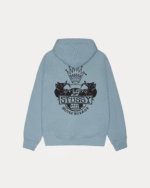 Stussy Built To Last Zip Hoodie Slate Back