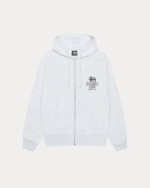 Stussy Cali Gown Zip Hoodie Ash Heather