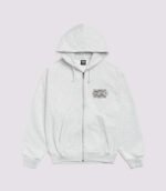 Stussy Champion Oval Zip-Up Hoodie Ash Heather