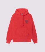 Stussy Classic Gear Hoodie Red Front