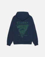 Stussy Dragon Hoodie Navy Back