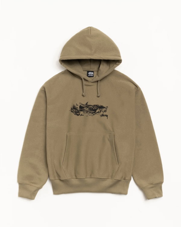Stussy Fawn Hoodie Army