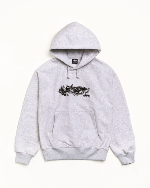 Stussy Fawn Hoodie Ash Heather