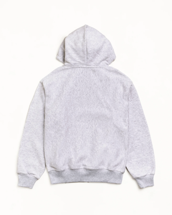 Stussy Fawn Hoodie Ash Heather Back