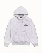 Stussy International Zip-Up Hoodie Ash Heather