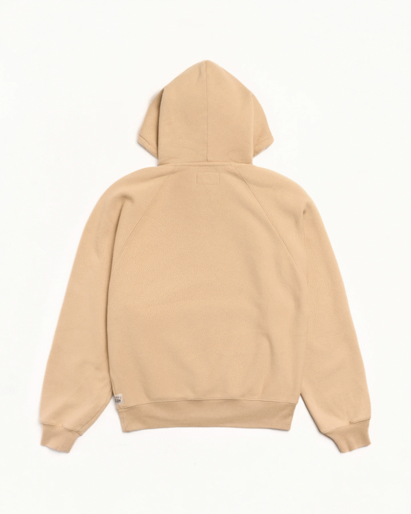 Stussy Relexed Hoodie Khaki Back