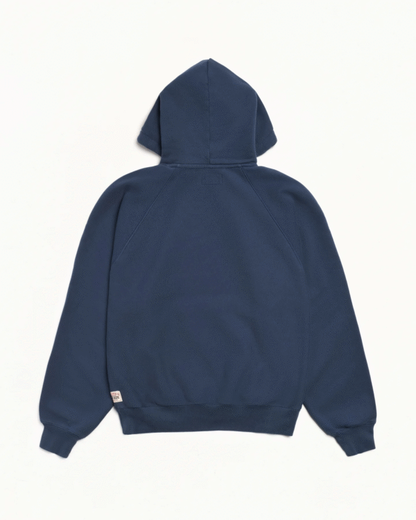Stussy Relexed Hoodie Navy Back