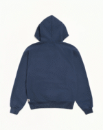 Stussy Relexed Zip-Up Hoodie Navy Back