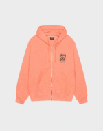 Stussy Stock Link Pigment Dyed Zip-Up Hoodie