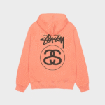Stussy Stock Link Pigment Dyed Zip-Up Hoodie Back