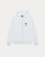 Stussy Swim Out Zip Hoodie Ash Heather