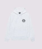 Stussy Tough Gear International Hoodie Ash Heather Front