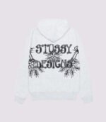 Stussy Wes Palms Hoodie Ash heather