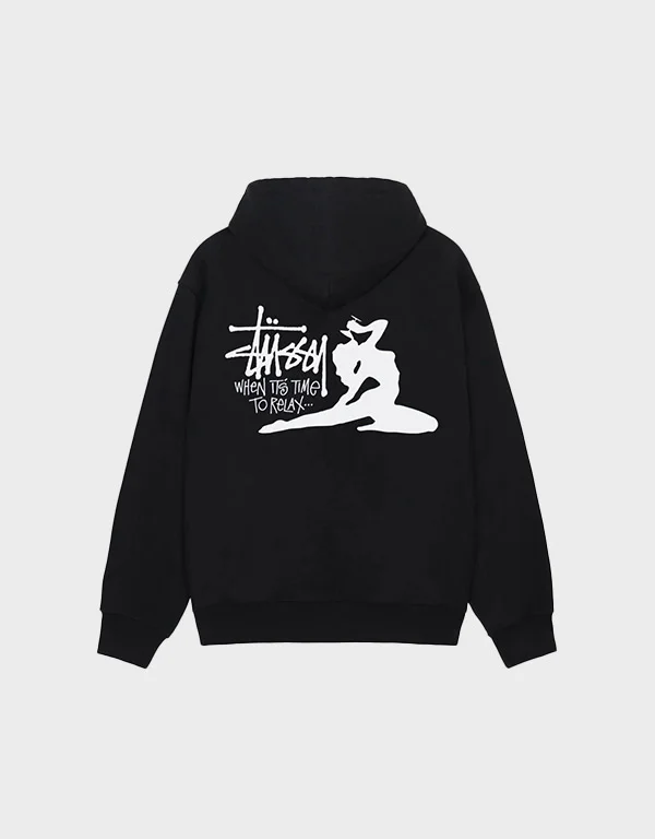Stussy When It’s Time To Relax Hoodie Back Stussy When It’s Time To Relax Hoodie Back