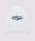 Stussy Worldwide Diamond Hoodie Ash Heather