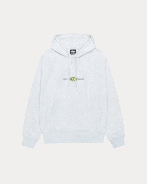 Stussy Worldwide Dot Hoodie Ash Heather