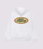 Stussy x Our Legacy Work Shop Oval Zip Hoodie Ash Heather