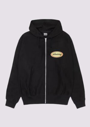 Stussy x Our Legacy Work Shop Oval Zip Hoodie Front