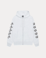 Stusy Speedway Zip Hoodie Ash Heather
