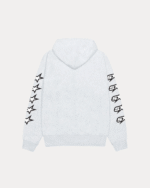 Stusy Speedway Zip Hoodie Ash Heather Back