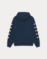 Stusy Speedway Zip Hoodie Navy Back