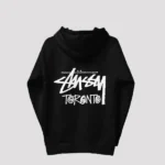 stusy toronto hoodie black