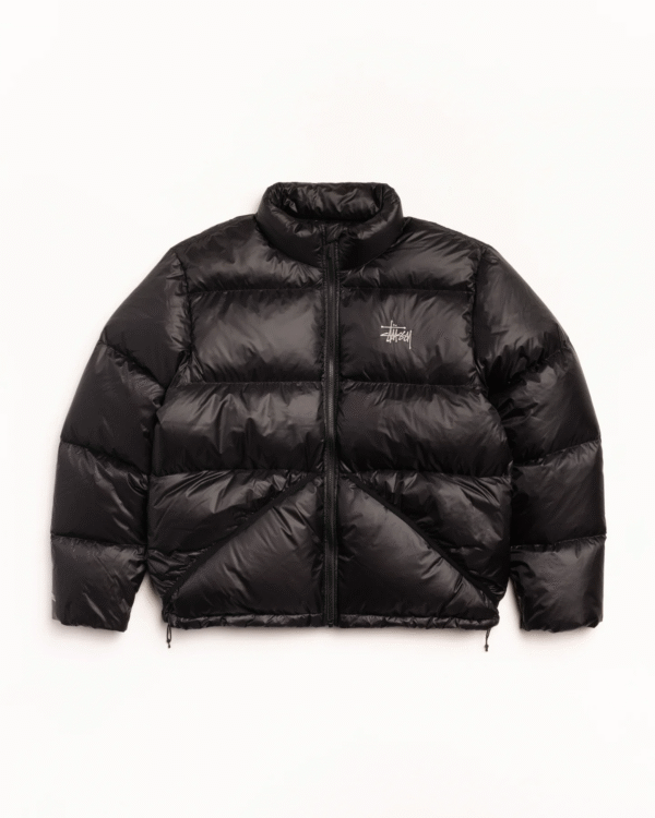 Micro Ripstop Down Puffer Jacket Black