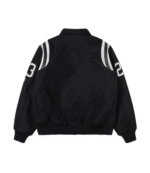 Stussy 80 Letterman Bomber Jacket Back