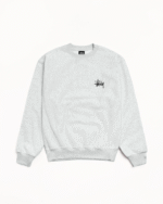 Stussy Basic Stussy Crew Sweatshirt Ash Heather