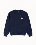 Stussy Basic Stussy Crew Sweatshirt Navy