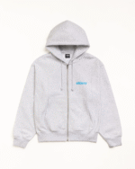 Stussy Built Tough Zip Hoodie Ash Heather