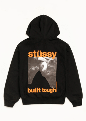 Stussy Built Tough Zip Hoodie Back