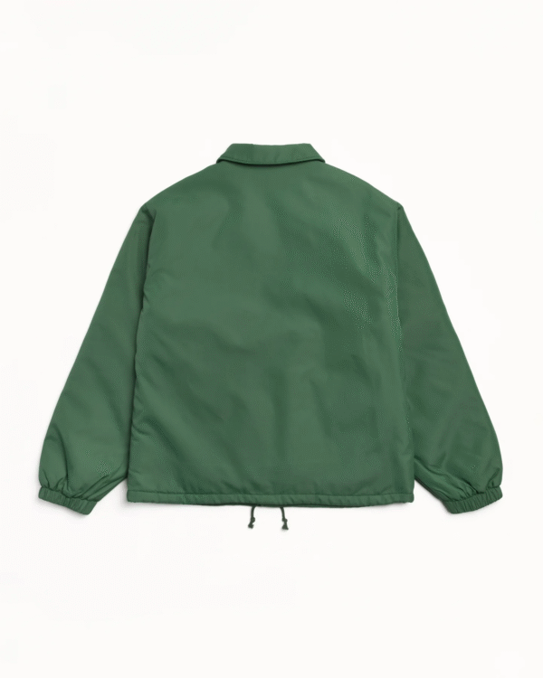 Stussy Coaches Jacket Green Back