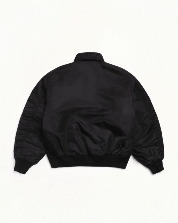 Stussy Flight Bomber Jacket Black Back