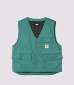 Stussy Insulated Work Vest Green