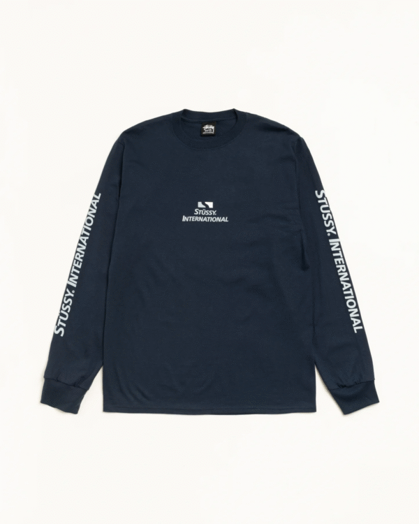 Stussy International Ls Tee Sweatshirt Navy