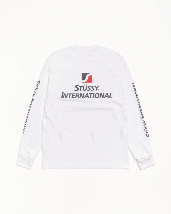 Stussy International Ls Tee Sweatshirt White Back
